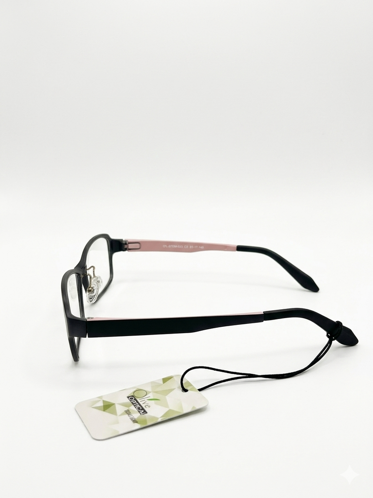 Armazón Oftálmico Olive Optical ultem-028 Negro/Rosa