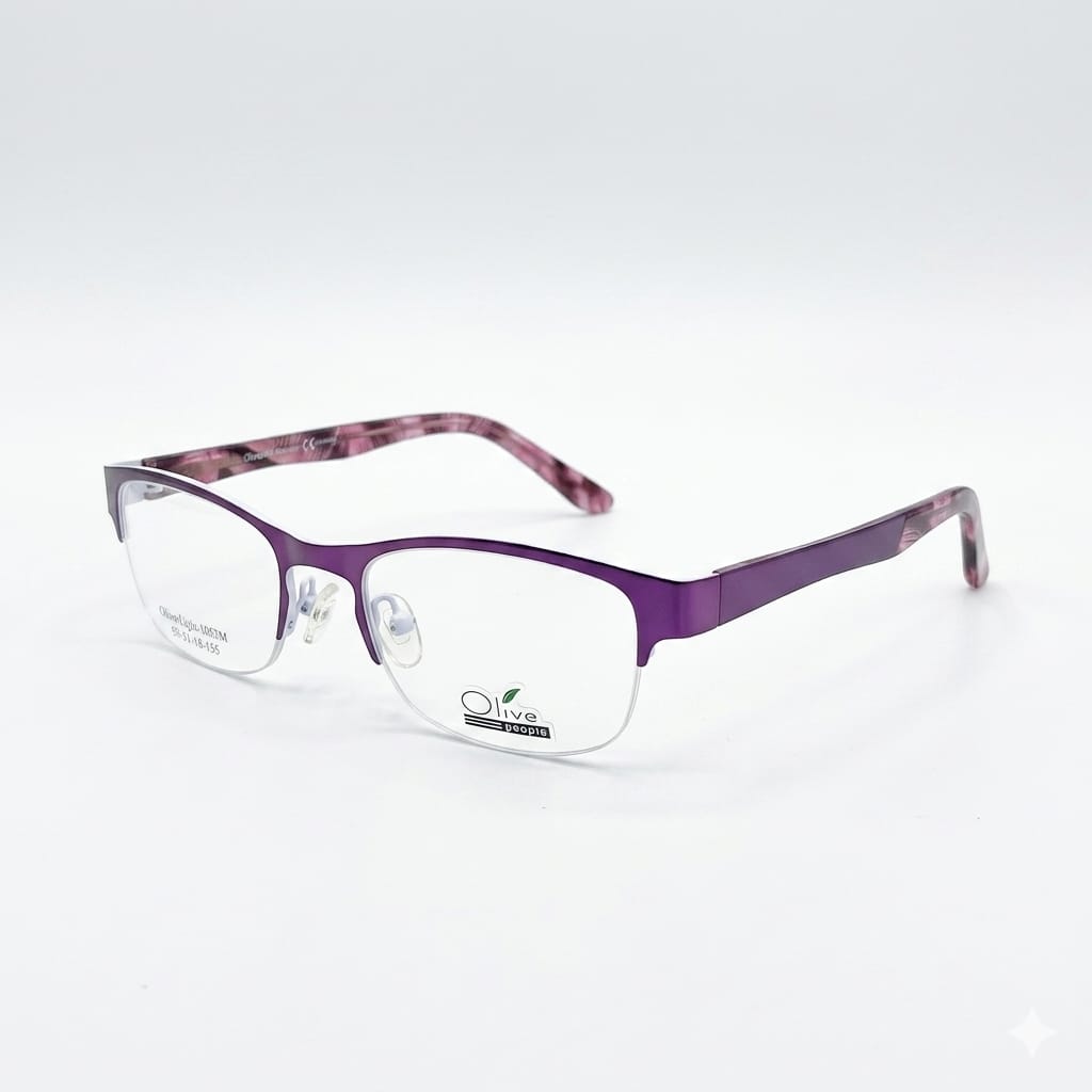 Armazón Oftálmico Olive People Light-1053M Morado/Rosa/Estampado