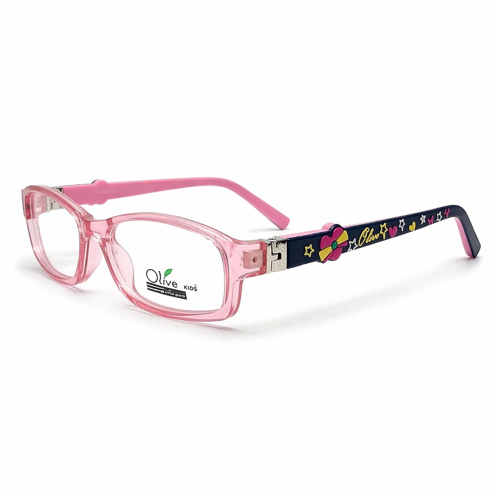 Armazón Oftálmico/Kids Olive Kids KIDS-1536P Rosa/Transparente/Negro/Estampado