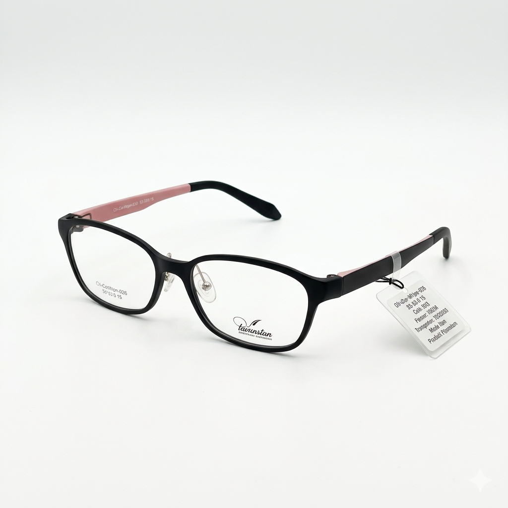 Armazón Oftálmico Olive Optical ultem-026 Negro/Rosa