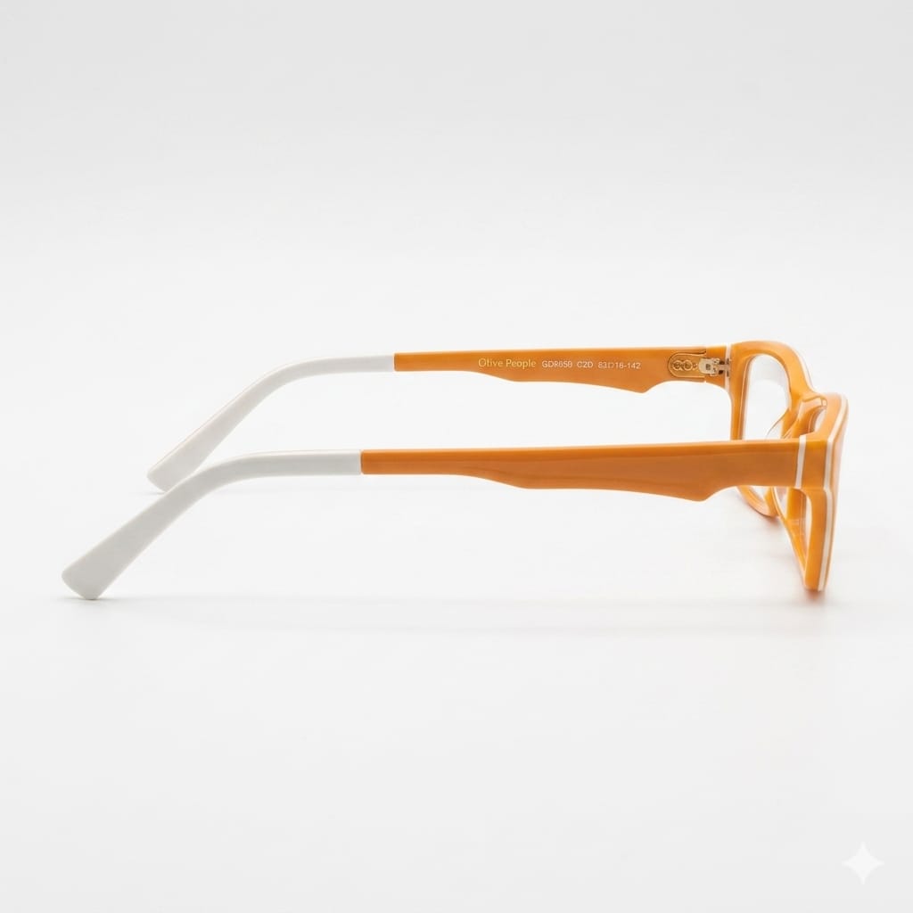 Armazón Oftálmico Olive People GD9050 Blanco/Naranja