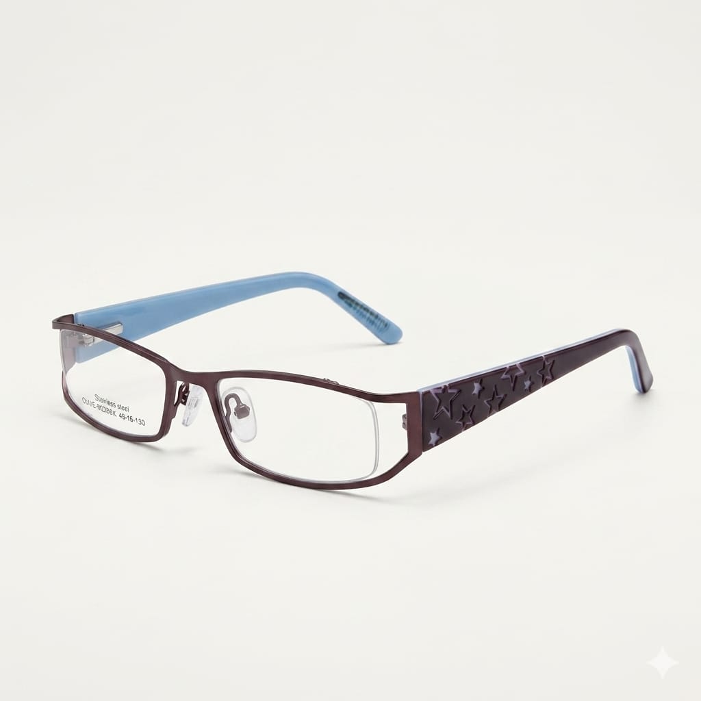 Armazón Oftálmico/Kids Olive Kids M2509K Bronce/Estampado/Azul