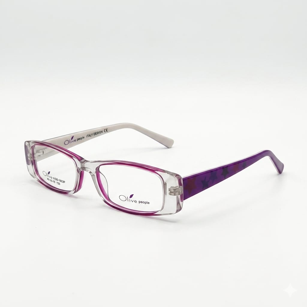 Armazón Oftálmico/Kids Olive Kids KIDS-1603P Morado/Transparente/Estampado