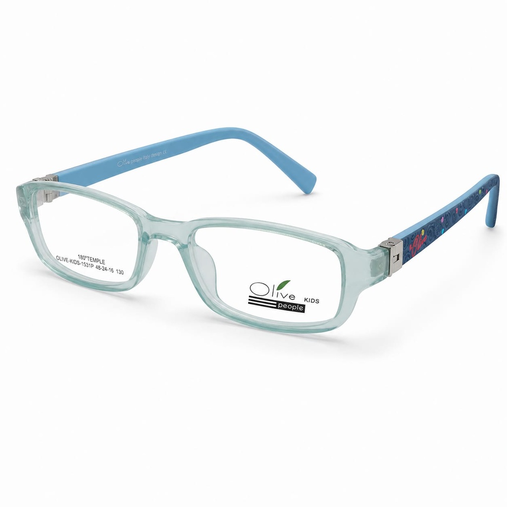 Armazón Oftálmico/Kids Olive Kids KIDS-1535P Azul/Transparente/Estampado