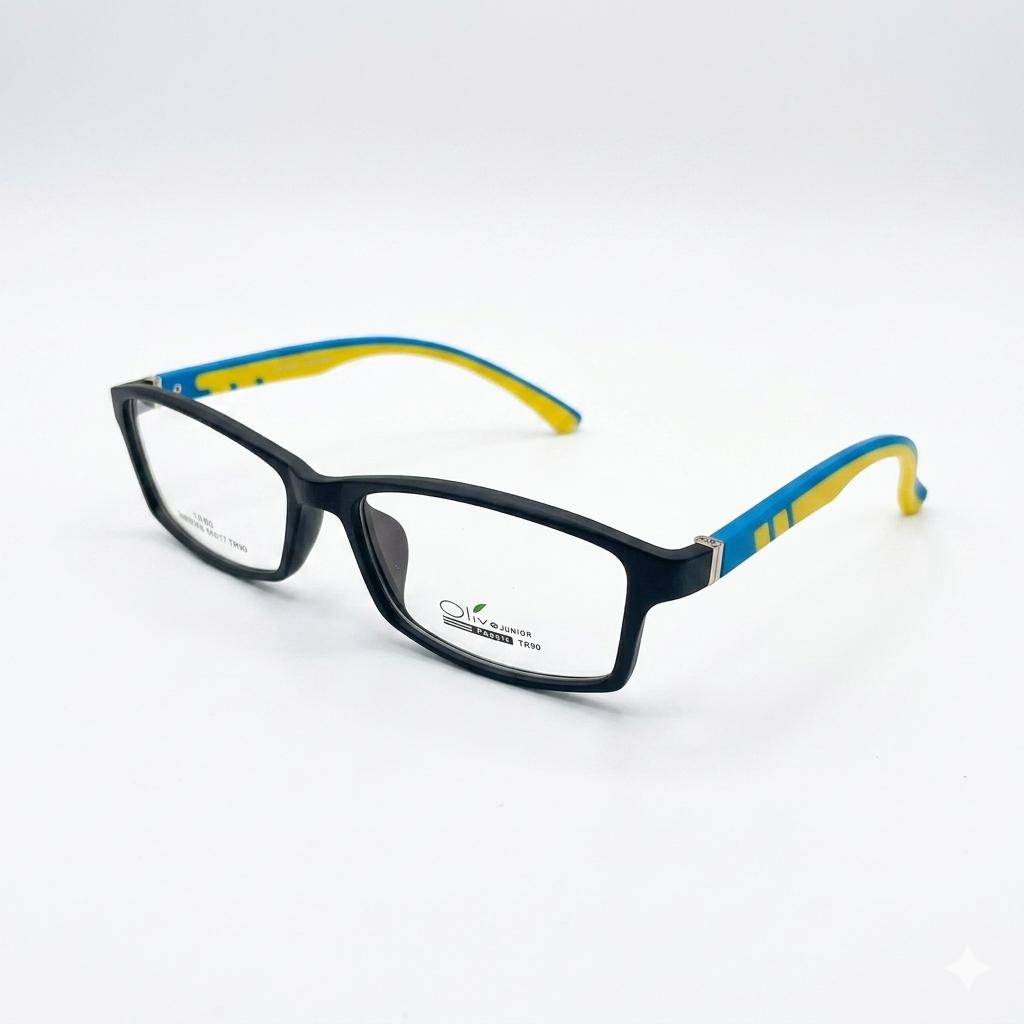 Armazón Oftálmico/Kids Olive People DHR7007B Negro/Azul/Amarillo