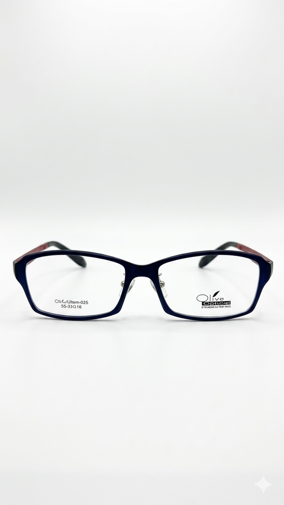 Armazón Oftálmico Olive Optical ultem-025 Negro/Rojo