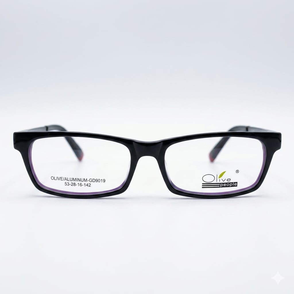 Armazón Oftálmico Olive People ALUMINUM-GD9019 Negro/Rojo