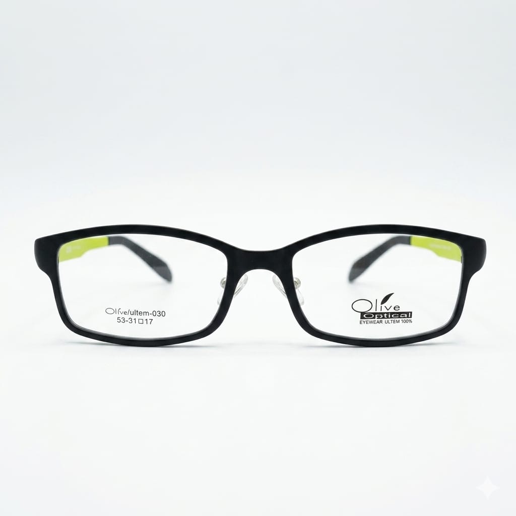 Armazón Oftálmico Olive Optical ultem-030 Negro/Verde
