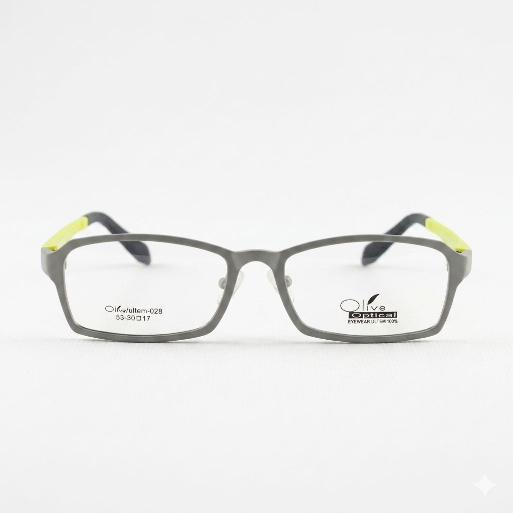 Armazón Oftálmico Olive Optical ultem-028 Gris/Verde