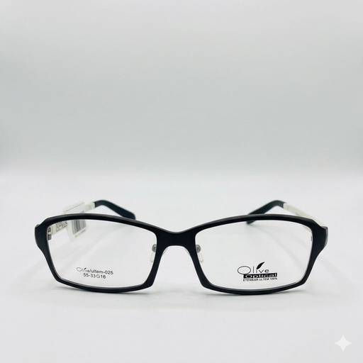 [AOLLUL25GRCO] Armazón Oftálmico Olive Optical ultem-025 Gris/Blanco