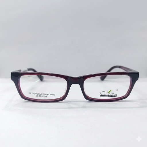 [AOLEAL19CASA] Armazón Oftálmico Olive People ALUMINUM-GD9019 Café/Rosa