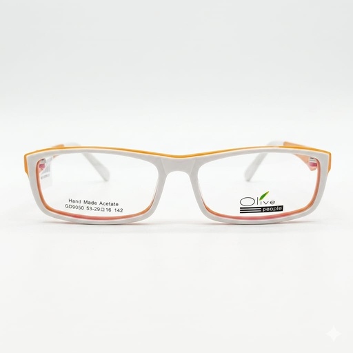 [AOLEGD50BLJA] Armazón Oftálmico Olive People GD9050 Blanco/Naranja